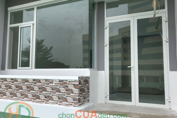 Mẫu cửa nhôm xingfa 2 cánh đẹp giá rẻ tại biên hòa