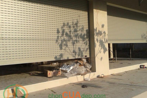 Cửa cuốn dùng cho cửa nhà xưởng, cửa cổng tại Biên Hòa