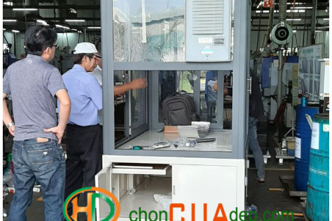 Gia công tủ đựng máy Scaner sản phẩm