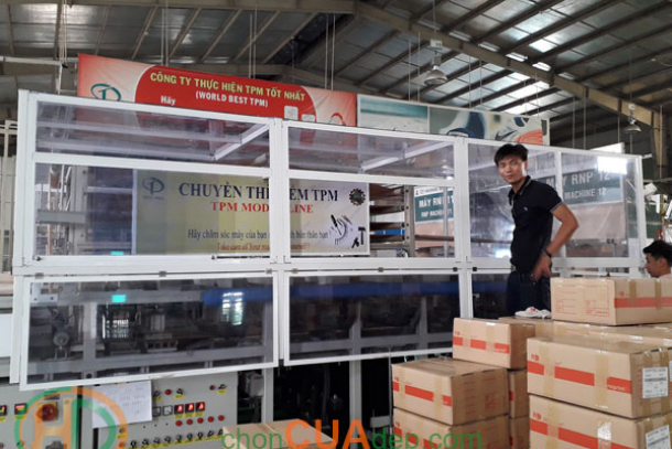 Hộp che chống bụi máy sản xuất hàng xuất khẩu
