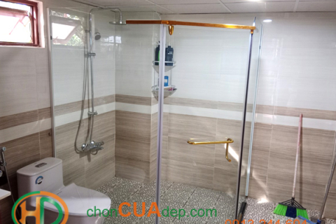Xu hướng phòng tắm kính cường lực hiện đai