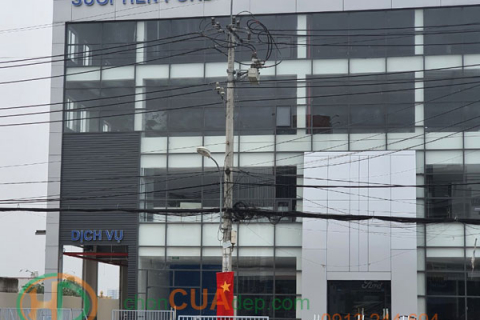 Công trình thi công cửa cuốn tại khu du lịch Suối Tiên