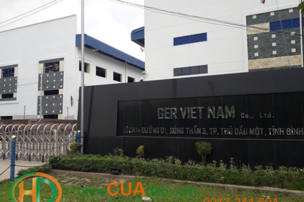 Thi công cửa cuốn, cửa thép chống cháy tại công ty GER _ VN