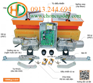 Motor âm sàn không chổi than Roger BR21-362 Italia