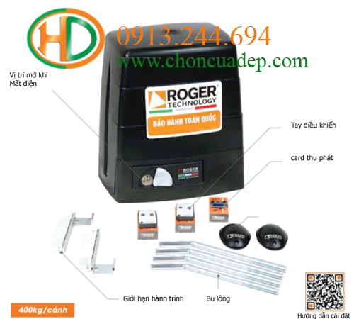 Motor cửa cổng trượt tự động BM30